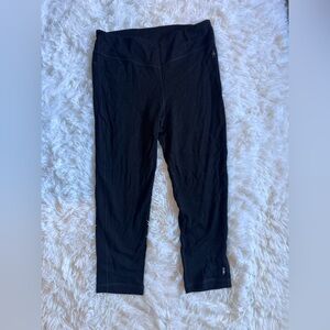 Smartwool Black Women’s Cropped Merino Blend Performance Leggings